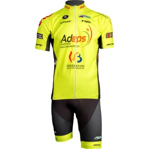 WALLONIE-BRUXELLES 2019 Trägerhose-Radsport-Profi-Team
