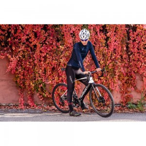 CAIVO Radtrikot langarm dunkelblau CAIVO Radtrikot langarm dunkelblau