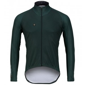 SPARTAN Windschutz Radtrikot langarm grün SPARTAN Windschutz Radtrikot langarm grün