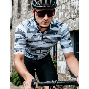 VIBES 2.0 Radtrikot kurzarm grau