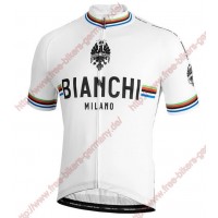 Profiteams BIANCHI MILANO New Pride white Trikot Kurzarm Outlet Radtrikot Kaufen