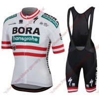 Profiteams Bora Hansgrohe 2019 Austrian champion Radbekleidung Satz Trikot Kurzarm+Trägerhosen Se Radtrikot Kaufen