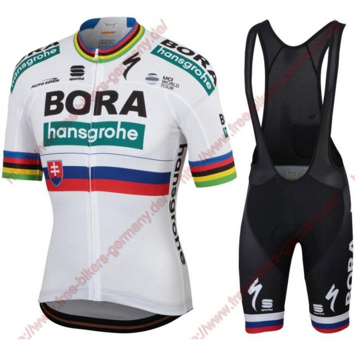 Profiteams Bora Hansgrohe 2019 Slovak champion Radbekleidung Satz Trikot Kurzarm+Trägerhosen Se Radtrikot Kaufen
