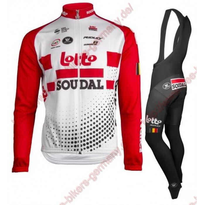 Profiteams Lotto Soudal 2019 Radsport Fahrradbekleidung Trikot Langarm+Lang Tr Radtrikot Kaufen