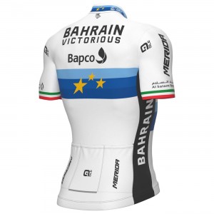Bahrain Victorious Europameister 2022 Radtrikot kurzarm-ALE Radsport-Profi-Team Radtrikot Kaufen