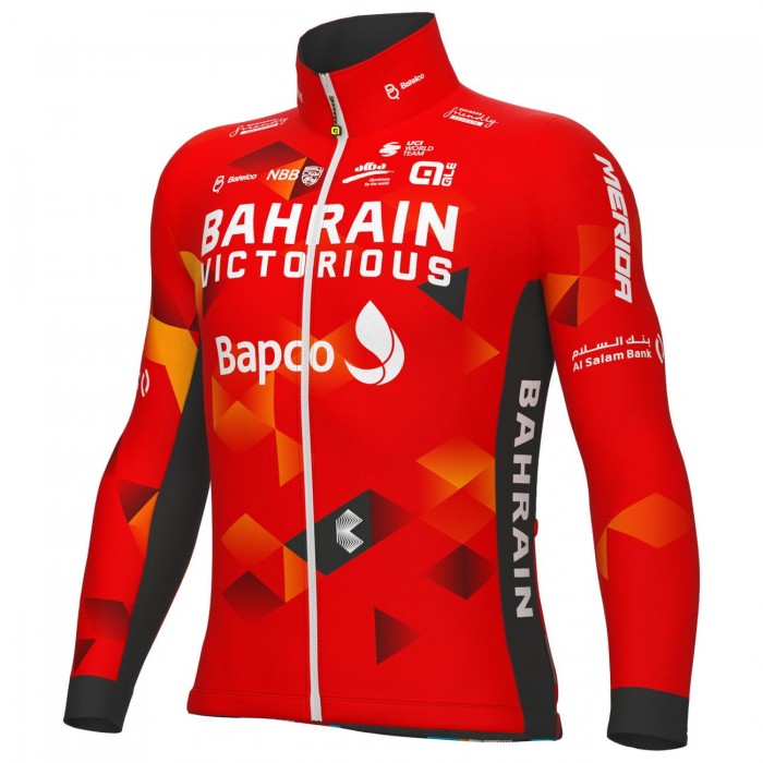 Bahrain Victorious 2022 Fahrrad Winterjacke-ALE Radsport-Profi-Team Radtrikot Kaufen