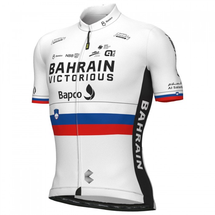 Bahrain Victorious slowenischer Meister 2022 Radtrikot kurzarm-ALE Radsport-Profi-Team Radtrikot Kaufen