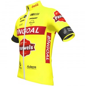 Bingoal Pauwels Sauces WB 2022 Radtrikot kurzarm-Radsport-Profi-Team Radtrikot Kaufen