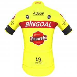Bingoal Pauwels Sauces WB 2022 Radtrikot kurzarm-Radsport-Profi-Team Radtrikot Kaufen