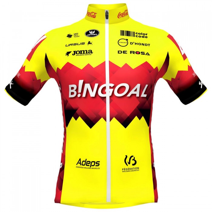 Bingoal WB 2023 Radtrikot kurzarm-Radsport-Profi-Team Radtrikot Kaufen