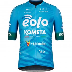 Eolo-Kometa Cycling Team 2023 Set(Radtrikot+Trägerhose)-Radsport-Profi-Team Radtrikot Kaufen