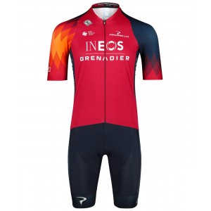 INEOS GRENADIERS 2023 ICON Radtrikot kurzarm(langer RV)-Radsport-Profi-Team Radtrikot Kaufen