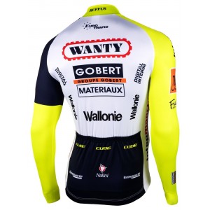 Intermarché-Wanty-Gobert Matériaux 2022 Radtrikot langarm-Radsport-Profi-Team Radtrikot Kaufen