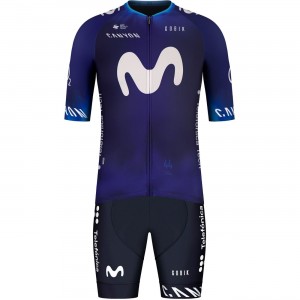 MOVISTAR 2023 Trägerhose-Radsport-Profi-Team Radtrikot Kaufen