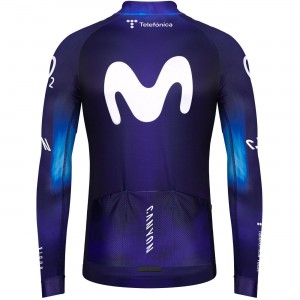 MOVISTAR 2023 Radtrikot langarm-Radsport-Profi-Team Radtrikot Kaufen