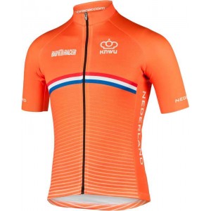 NIEDERLANDE 2022 Radtrikot kurzarm(langer RV)-Radsport-National-Team Radtrikot Kaufen