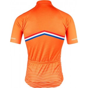 NIEDERLANDE 2022 Radtrikot kurzarm(langer RV)-Radsport-National-Team Radtrikot Kaufen