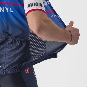 Quick Step-Alpha Vinyl 2022 Competizione Radtrikot kurzarm-Radsport-Profi-Team Radtrikot Kaufen