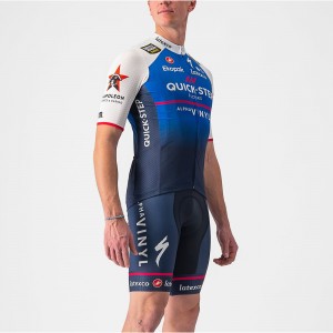 Quick Step-Alpha Vinyl 2022 Competizione Radtrikot kurzarm-Radsport-Profi-Team Radtrikot Kaufen