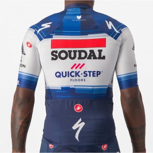 Soudal Quick-Step 2023 Aero Race 6.1 Radtrikot kurzarm-Radsport-Profi-Team Radtrikot Kaufen