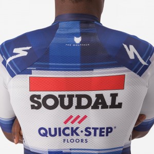 Soudal Quick-Step 2023 Aero Race 6.1 Radtrikot kurzarm-Radsport-Profi-Team Radtrikot Kaufen