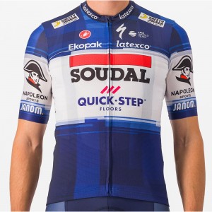 Soudal Quick-Step 2023 Set(Competizione Radtrikot+Competizione Trägerhose)-Radsport-Profi-Team Radtrikot Kaufen Soudal Quick-Step 2023 Set(Competizione Radtrikot+Competizione Trägerhose)-Radsport-Profi-Team Radtrikot Kaufen