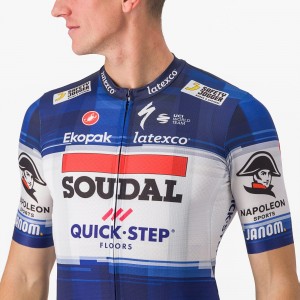Soudal Quick-Step 2023 Set(Competizione Radtrikot+Competizione Trägerhose)-Radsport-Profi-Team Radtrikot Kaufen Soudal Quick-Step 2023 Set(Competizione Radtrikot+Competizione Trägerhose)-Radsport-Profi-Team Radtrikot Kaufen