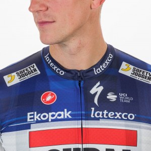 Soudal Quick-Step 2023 Competizione Radtrikot kurzarm-Radsport-Profi-Team Radtrikot Kaufen