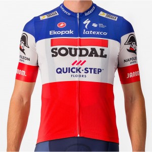 Soudal Quick-Step französischer Meister 2023 Competizione Radtrikot kurzarm-Radsport-Profi-Team Radtrikot Kaufen Soudal Quick-Step französischer Meister 2023 Competizione Radtrikot kurzarm-Radsport-Profi-Team Radtrikot Kaufen