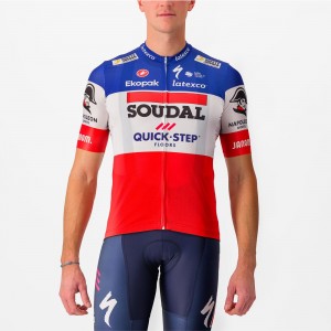 Soudal Quick-Step französischer Meister 2023 Competizione Radtrikot kurzarm-Radsport-Profi-Team Radtrikot Kaufen Soudal Quick-Step französischer Meister 2023 Competizione Radtrikot kurzarm-Radsport-Profi-Team Radtrikot Kaufen