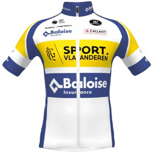 Sport Vlaanderen-Baloise 2022 Radtrikot kurzarm-Radsport-Profi-Team Radtrikot Kaufen Sport Vlaanderen-Baloise 2022 Radtrikot kurzarm-Radsport-Profi-Team Radtrikot Kaufen