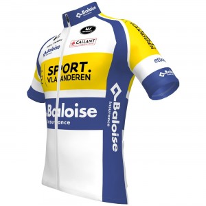 Sport Vlaanderen-Baloise 2022 Radtrikot kurzarm-Radsport-Profi-Team Radtrikot Kaufen Sport Vlaanderen-Baloise 2022 Radtrikot kurzarm-Radsport-Profi-Team Radtrikot Kaufen