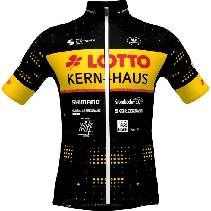 Team Lotto-Kern Haus 2023 Radtrikot kurzarm(langer Reißverschluss)-Radsport-Profi-Team Radtrikot Kaufen