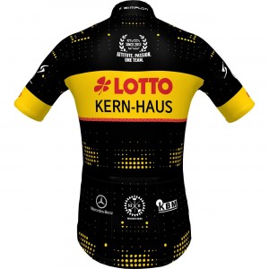 Team Lotto-Kern Haus 2023 Radtrikot kurzarm(langer Reißverschluss)-Radsport-Profi-Team Radtrikot Kaufen