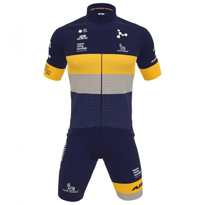 Team Novo Nordisk 2022 Set(Radtrikot+Trägerhose)-Radsport-Profi-Team Radtrikot Kaufen Team Novo Nordisk 2022 Set(Radtrikot+Trägerhose)-Radsport-Profi-Team Radtrikot Kaufen