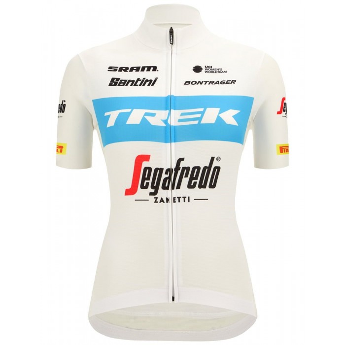TREK-SEGAFREDO Damen Team 2022 Radtrikot kurzarm(langer Reißverschluss)-Radsport-Profi-Team Radtrikot Kaufen