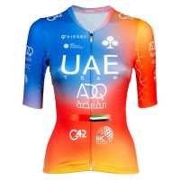 UAE TEAM ADQ 2023 Damen Radtrikot kurzarm-Radsport-Damen-Team Radtrikot Kaufen