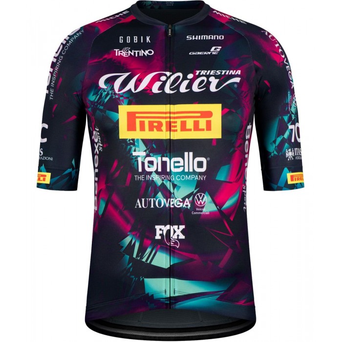 Wilier Triestina-Pirelli Factory Team 2023 Radtrikot kurzarm-Radsport-Profi-Team Radtrikot Kaufen