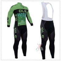 2015 ALE giordana Fahrradbekleidung Radtrikot Satz Langarm und Lange Trägerhose Radtrikot Kaufen