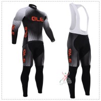 2015 ALE giordana Fahrradbekleidung Radtrikot Satz Langarm und Lange Trägerhose Radtrikot Kaufen