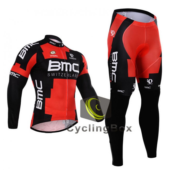2015 BMC Fahrradbekleidung Radtrikot Satz Langarm und Lange Fahrradhose Radtrikot Kaufen