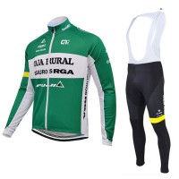 2015 CAJA RURAL Fahrradbekleidung Radtrikot Satz Langarm und Lange Trägerhose Radtrikot Kaufen