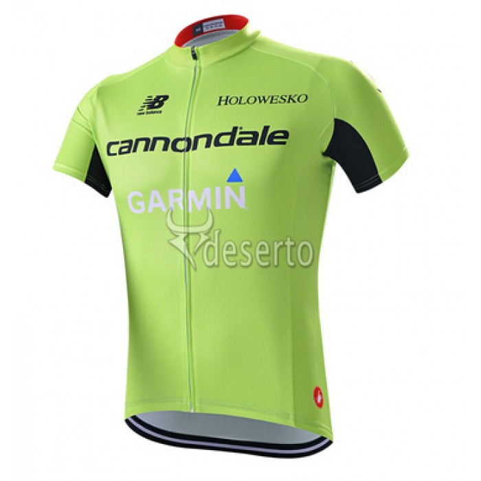 2015 Garmin Cannondale Radtrikot Kurzarm Grün Radtrikot Kaufen