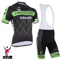 2015 Cannondale Garmin Radtrikot Kurzarm schwarz und Kurz Trägerhose Radtrikot Kaufen