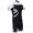 2015 Cervelo fahrradbekleidung Satz Radtrikot Kurzarm grau schwarz und Kurz Radhose Radtrikot Kaufen