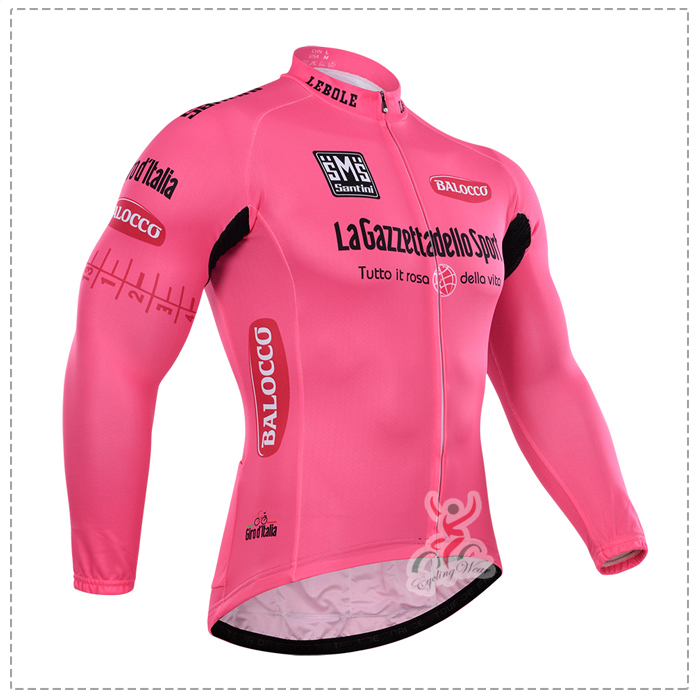 2015 Giro d'Italia Fahrradtrikot Langarm Rose Radtrikot Kaufen 2015 Giro d'Italia Fahrradtrikot Langarm Rose Radtrikot Kaufen