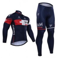2015 IAM Fahrradbekleidung Radtrikot Satz Langarm und Lange Fahrradhose Radtrikot Kaufen