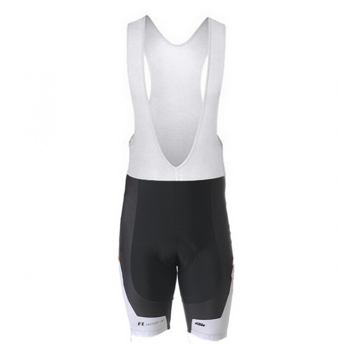 2015 KTM Kurz Trägerhose schwarz Weiß Radtrikot Kaufen