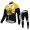 2015 Lotto Jumbo Fahrradbekleidung Radtrikot Satz Langarm und Lange Fahrradhose Radtrikot Kaufen