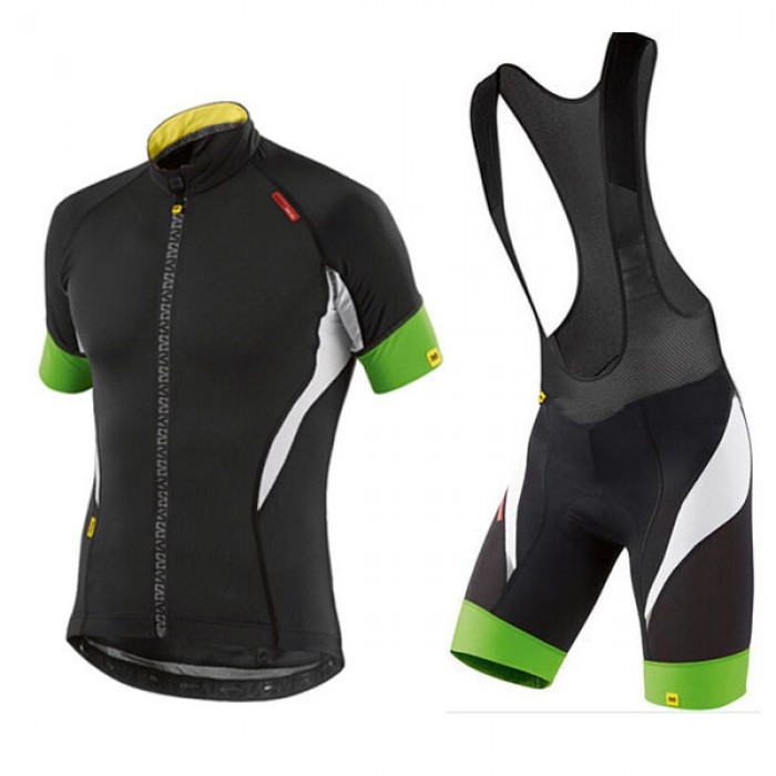 2015 MAVIC Fahrradbekleidung Satz Fahrradtrikot Kurzarm Trikot und Kurz Trägerhose schwarz Grün Radtrikot Kaufen 2015 MAVIC Fahrradbekleidung Satz Fahrradtrikot Kurzarm Trikot und Kurz Trägerhose schwarz Grün Radtrikot Kaufen